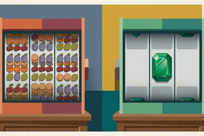 Seseorang mengecek tabel pembayaran di layar ponsel pintar